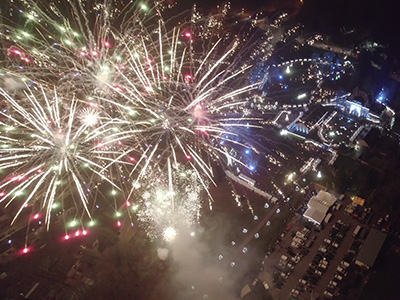 Feu d'artifice des Féeries du Parc